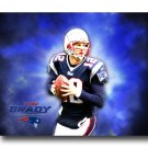 Tom Brady Photo , #12 New England Patriots Canvas Print (NFL022)