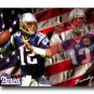 Tom Brady Photo , #12 New England Patriots Canvas Print (NFL023)
