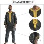 African clothes for men dashiki fabric suits mens Size L to 4 XL