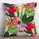 Leaves Africa Cotton Linen Tropical Plants Hibiscus Flower