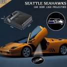 2pcs Seattle Seahawks Wireless Car Door Led Laser Projector