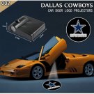 2pcs Dallas Cowboys Wireless Car Door Led Laser Projector