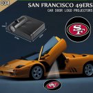 2pcs San Francisco 49ers Wireless Car Door Led Laser Projector