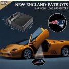 2pcs New England Patriots Wireless Car Door Led Laser Projector
