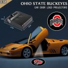 2pcs Ohio State Buckeyes Wireless Car Door Led Laser Projector