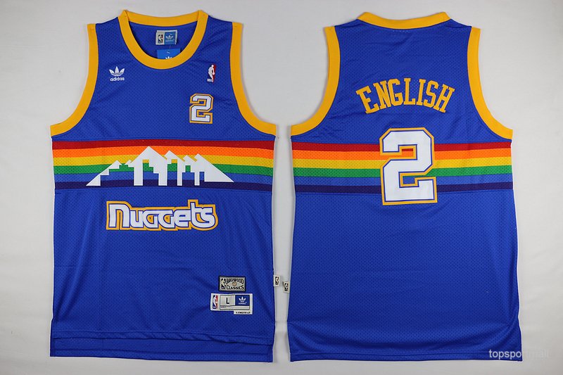 2 Alex English Stitched Jersey For Men Size S to 2 XL Blue