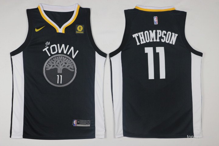 11 Klay Thompson Stitched Jersey For Men Size S to 2 XL Black