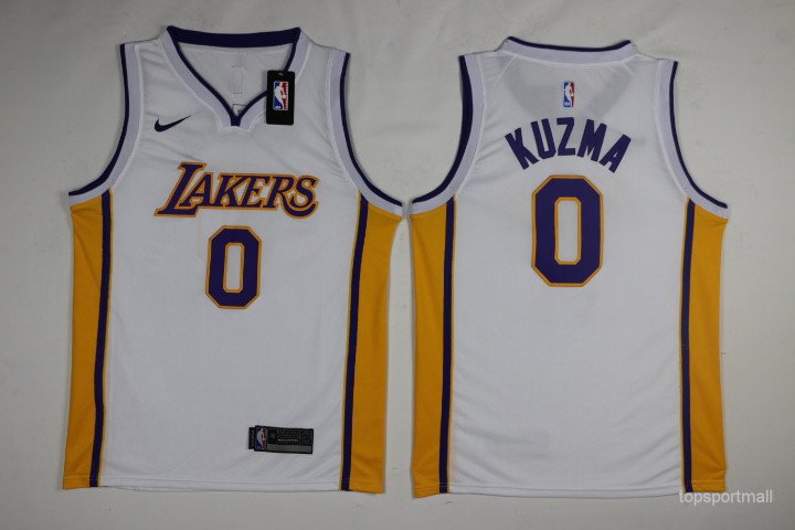 kyle kuzma white jersey