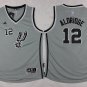12 LaMarcus Aldridge Stitched Jersey For Men Size S to 2 XL Gray