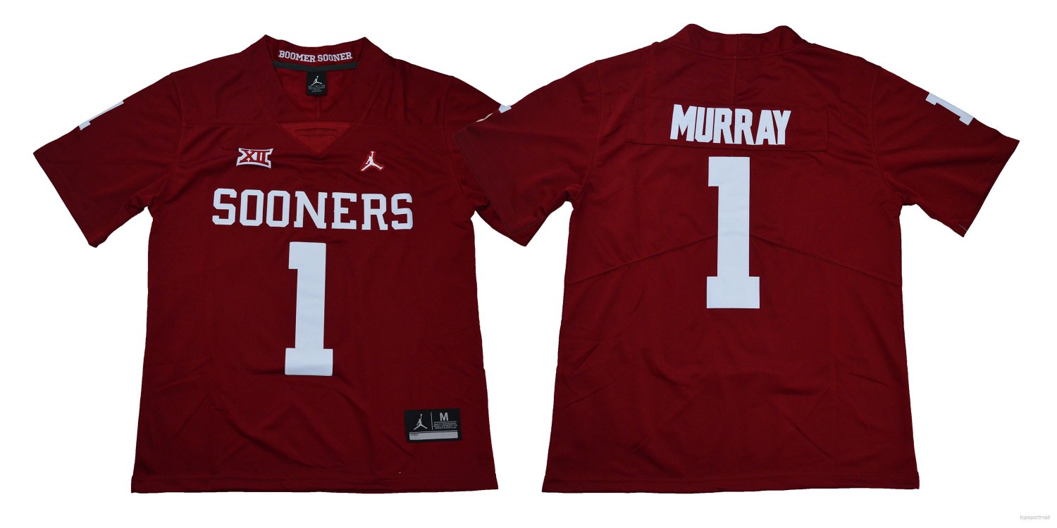 1 Kyler Murray Stitched Jersey For Men Size S to 2 XL Red