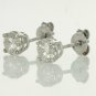 Diamond earring Total 1.00 Carat - "14" Karat White Gold Pair Of Earring
