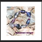 Blue and Purple Bracelet