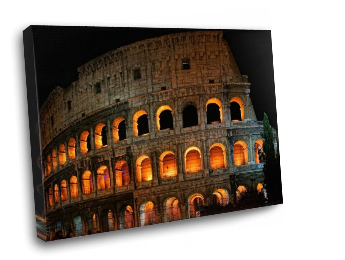 Ancient Rome S Framed Canvas Print Art Wall 12x8