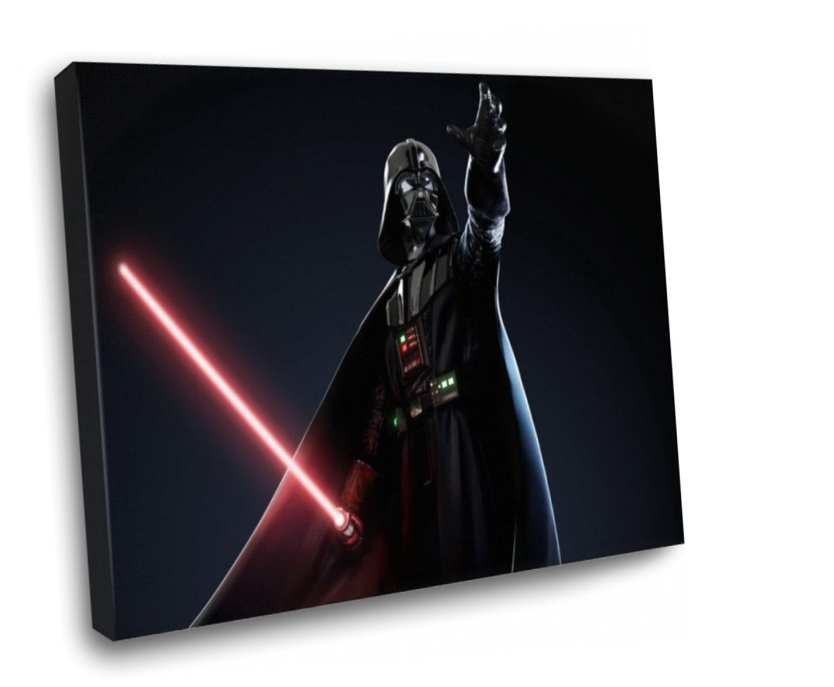 Darth Vader Framed Canvas Wall Art 12x8