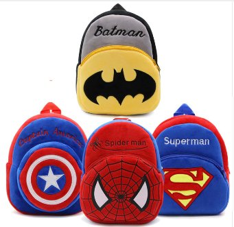 Hot Plush Backpack Cartoon The Avengers Plush Toy Backpack Superman