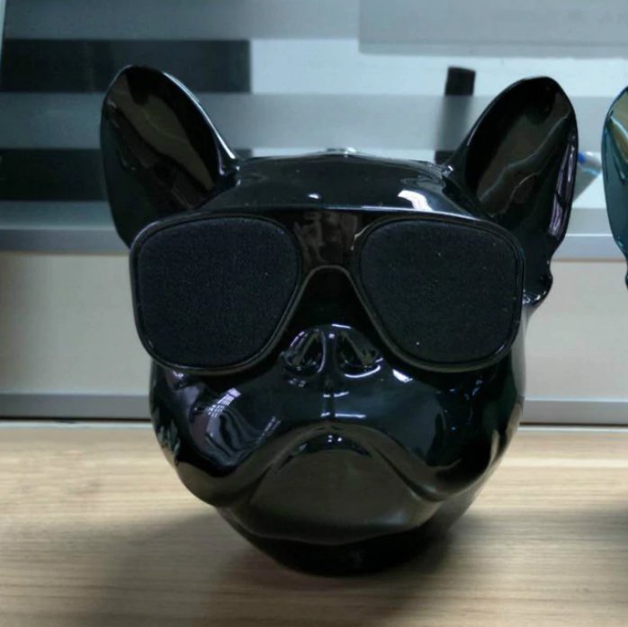Portable wireless Bluetooth speaker Aero bull dog mini cartoon touch HIFI outdoor