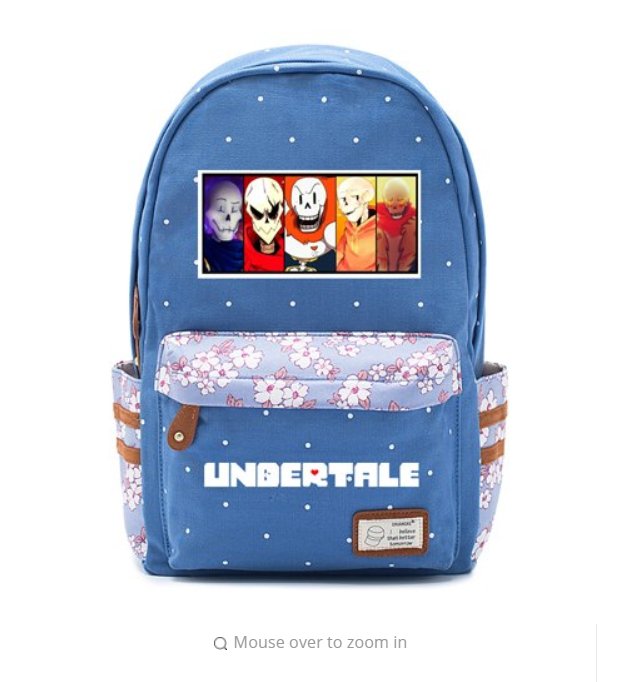 Undertale Printing canvas Backpack Girls School Bags Young Women Daily Backpack