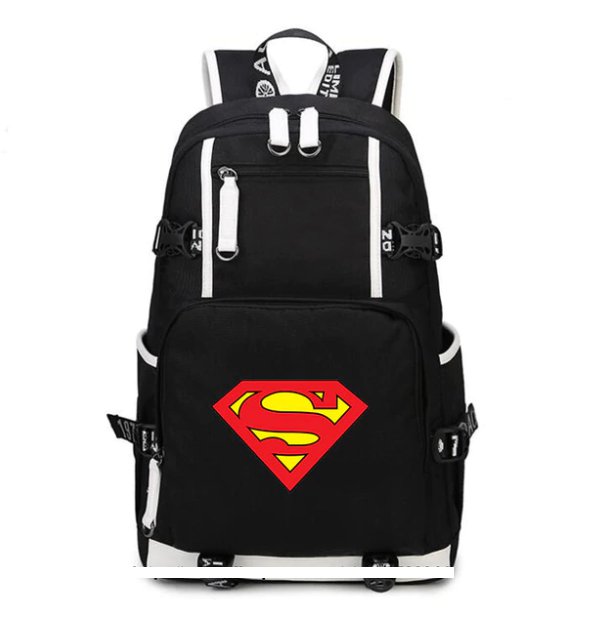 Batman Super Hero Superman oxford backpack teenagers boy girl's School Bags