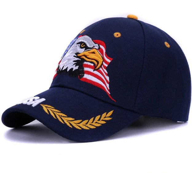 2018 Spring summer baseball caps for men outdoor sun hat women embroidery Eagle USA sports hats
