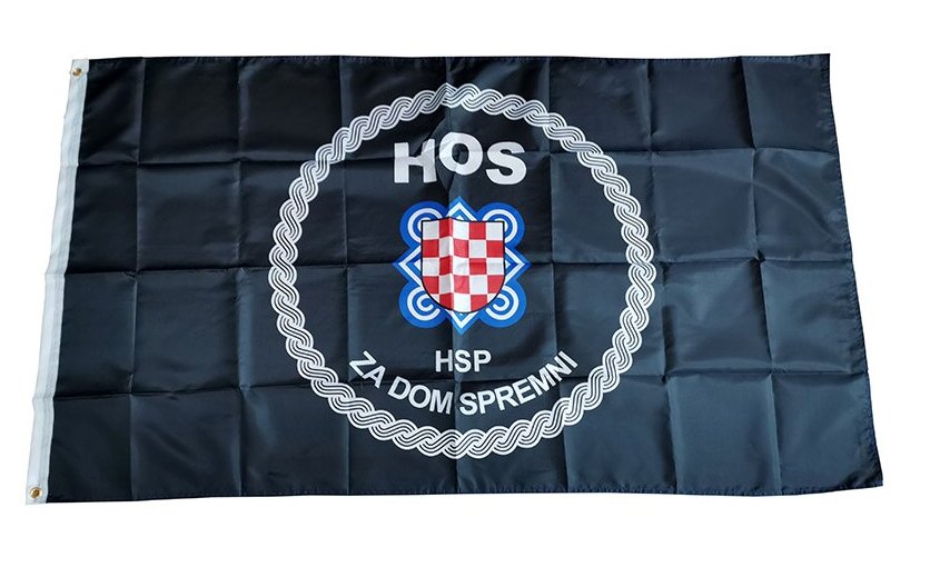 Croatian Defence Forces Flag Croatia HOS Flag 3ft*5ft