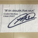 If In Doubt Flat Out Colin McRae 3*5ft