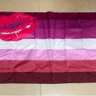 Lipstick lesbian Pride Flag 3*5ft