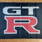 Japan Black GTR Car Flag 3*5ft