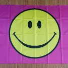Pink Smile Face For Lady Happy Family Flag 3*5ft
