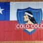 Club Social y Deportivo Colo-Colo on Chile Flag 3*5ft