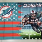 Miami Dolphins MD005 flag banner 3*5ft
