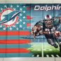 Miami Dolphins MD005 flag banner 3*5ft