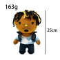 Hello Kitty Plush Doll Braided Head Vest Boy Figure Stuffed Toys Gift