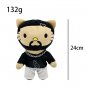 Hello Kitty Drake Plush Doll with Black Casual Suit Plush Doll Figure Stuffed Toys Gift