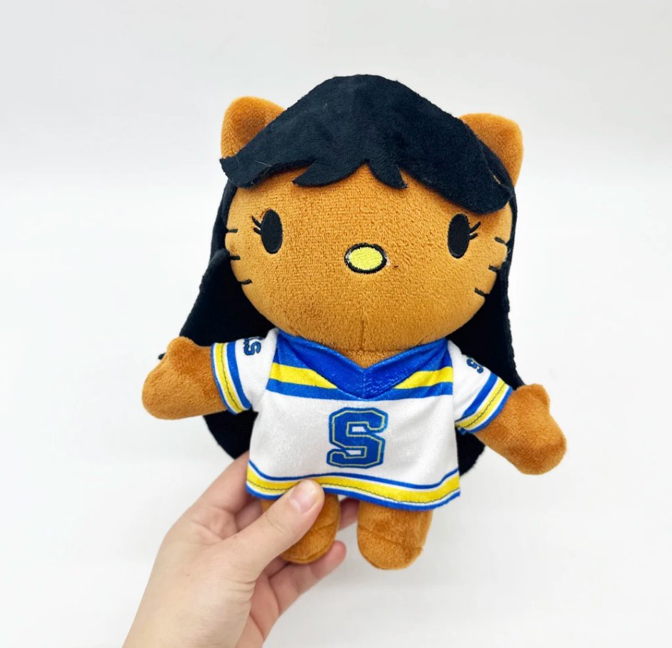New Hello Kitty SAZ Plush Doll Figure Stuffed Toys Cute Fans Collect Gifts