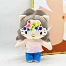 Hello Kitty Olivia Rodrigo Doll Grey Hair with Pink Vest Clothes Plushies Figure Stuffed Toys