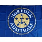 Norfolk Admirals ENA001 flag banner 3*5ft