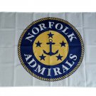 Norfolk Admirals ENA003 flag banner 3*5ft