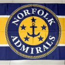 Norfolk Admirals ENA004 flag banner 3*5ft