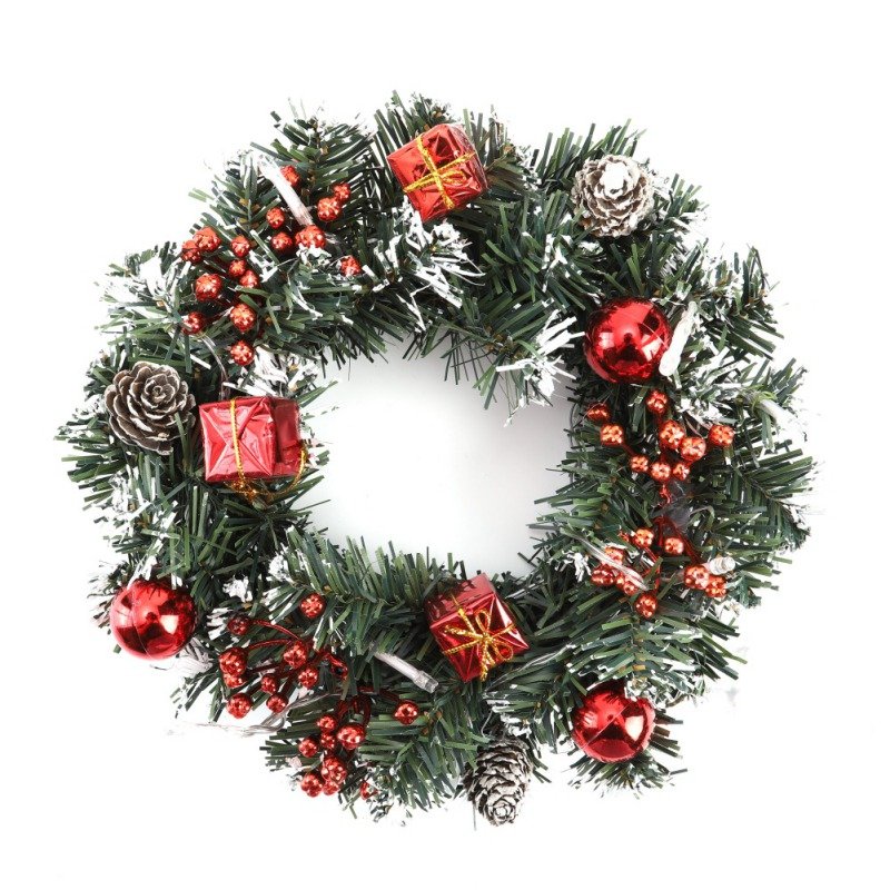 40cm LED Christmas Wreath