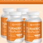 Buy 1 Turmeric Get 3 Bonus Bottles FREE! Turmeric with Bioperine. 650mg 60 Veggie Capsules