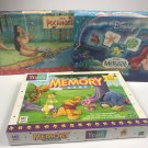 Disney Family Kid Board Games Vintage RARE Memory Picture Hunt Lot of 3