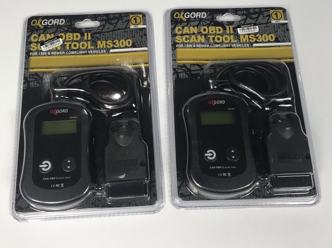 New OBDII Scanner Code Reader MS300 OBDII Scan Professional Tool Black - Lot