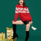 SHEIN Christmas Two Tone Sweater