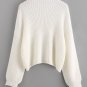 SHEIN Drop Shoulder Lantern Sleeve Jumper