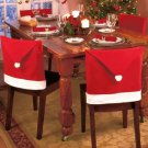Christmas Hat Chair Back Cover 1pc