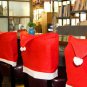 Christmas Hat Chair Back Cover 1pc