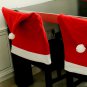 Christmas Hat Chair Back Cover 1pc