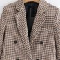 Double Breasted Gingham Blazer