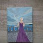 Canvas acrylic paint "The bride is waiting her groom"