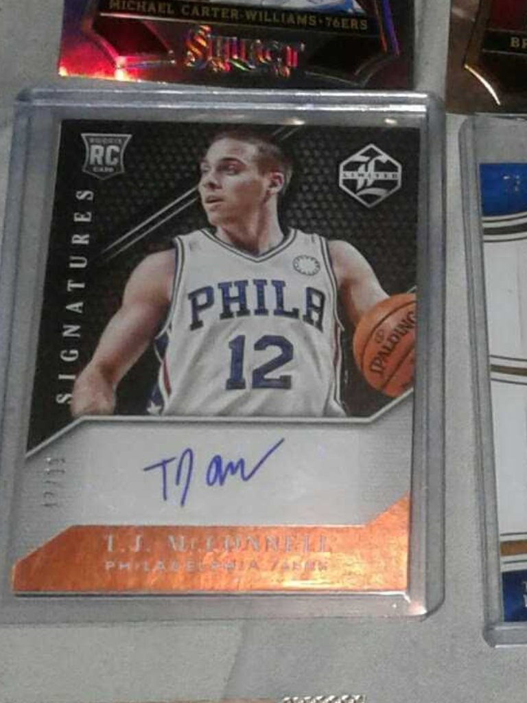 Signed Autographed TJ MCCONNELL basketball card